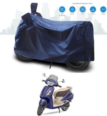 ANTHUB Two Wheeler Cover for TVS(Jupiter, Blue)