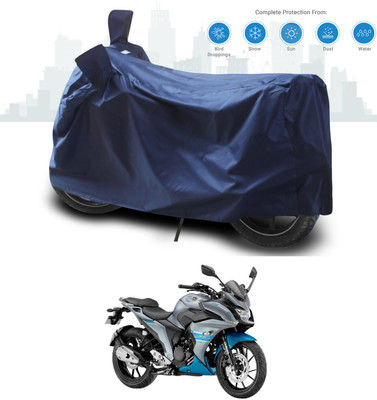 ANTHUB Two Wheeler Cover for Yamaha(Fazer 25, Blue)