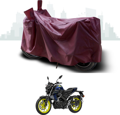 SEBONGO Waterproof Two Wheeler Cover for Yamaha(MT-15, Maroon)