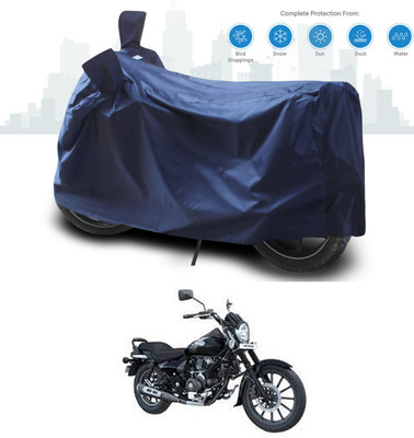 ANTHUB Two Wheeler Cover for Bajaj(Avenger 180 Street, Blue)
