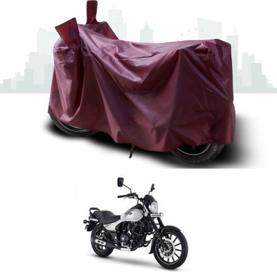 SEBONGO Waterproof Two Wheeler Cover for Bajaj(Avenger Street 220, Maroon)