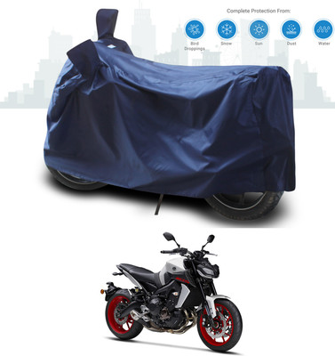 SEBONGO Two Wheeler Cover for Yamaha(MT 9, Blue)