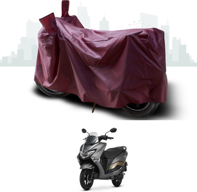 SEBONGO Waterproof Two Wheeler Cover for Suzuki(Burgman Street 125, Maroon)