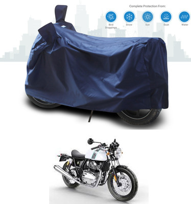 ANTHUB Two Wheeler Cover for Royal Enfield(Continental GT 650, Blue)