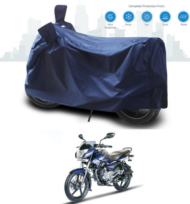SEBONGO Two Wheeler Cover for Bajaj(Pulsar 135 LS DTS-i, Blue)