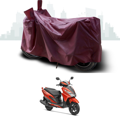 ANTHUB Waterproof Two Wheeler Cover for Honda(Grazia, Maroon)