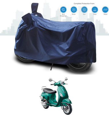 ANTHUB Two Wheeler Cover for Piaggio(Vespa VXL 150, Blue)