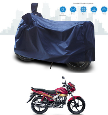 SEBONGO Two Wheeler Cover for Mahindra(Centuro Rockstar, Blue)