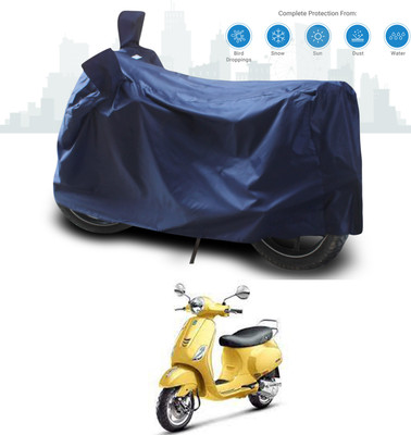 ANTHUB Two Wheeler Cover for Piaggio(Vespa VXL 125, Blue)