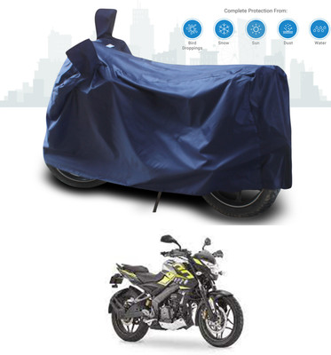 SEBONGO Two Wheeler Cover for Bajaj(Pulsar 200 NS DTS-i, Blue)