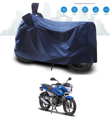 SEBONGO Two Wheeler Cover for Bajaj(XCD 135, Blue)