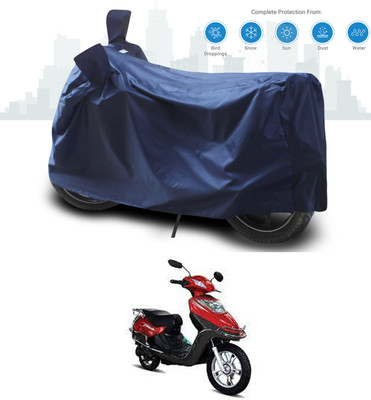 SEBONGO Two Wheeler Cover for Hero(Electric Flash, Blue)