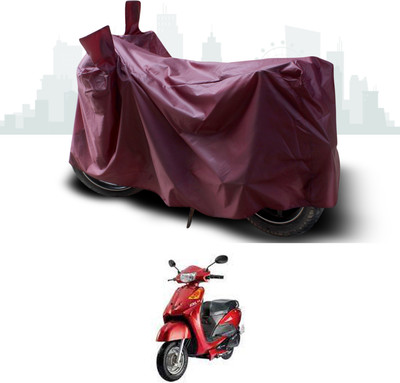 ANTHUB Waterproof Two Wheeler Cover for Indus(Yo EXL, Maroon)