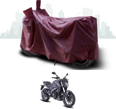 SEBONGO Waterproof Two Wheeler Cover for Bajaj(Dominar 250, Maroon)