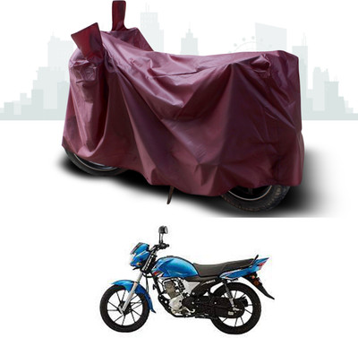 ANTHUB Waterproof Two Wheeler Cover for Yamaha(Saluto RX, Maroon)