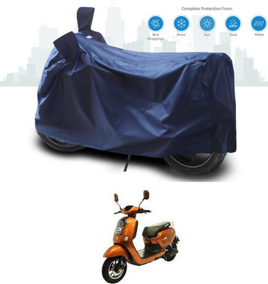 SEBONGO Two Wheeler Cover for Okinawa(Lite, Blue)