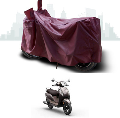 ANTHUB Waterproof Two Wheeler Cover for Suzuki(Access 125, Maroon)