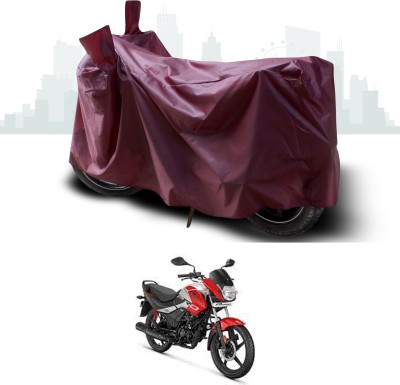 ANTHUB Waterproof Two Wheeler Cover for Hero(Passion Pro i3S, Maroon)