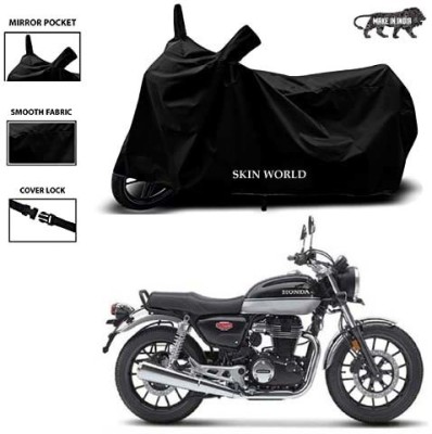 THE REAL ARV Waterproof Two Wheeler Cover for Honda(Hness CB350, Black)