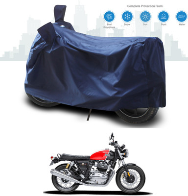 ANTHUB Two Wheeler Cover for Royal Enfield(Interceptor 650, Blue)