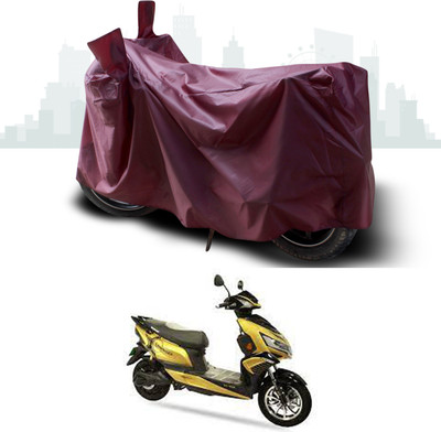 ANTHUB Waterproof Two Wheeler Cover for Okinawa(i-Praise, Maroon)