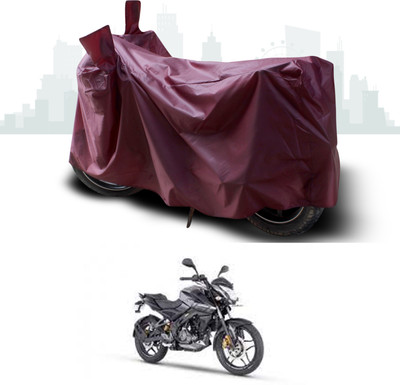 ANTHUB Waterproof Two Wheeler Cover for Bajaj(Pulsar 160 NS DTS-i, Maroon)