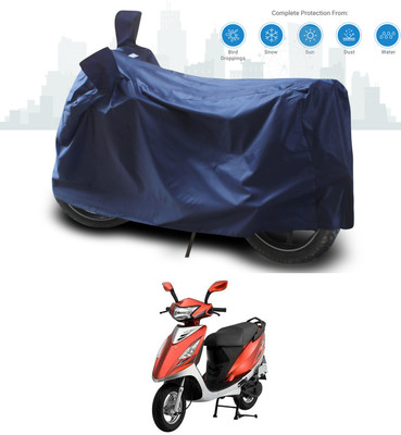 ANTHUB Two Wheeler Cover for TVS(Scooty Streak, Blue)
