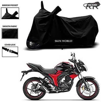 APNEK Waterproof Two Wheeler Cover for Suzuki(Gixxer, Black)