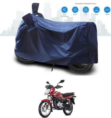 ANTHUB Two Wheeler Cover for Bajaj(Platina 110 H-Gear, Blue)