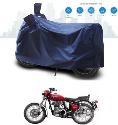 ANTHUB Two Wheeler Cover for Royal Enfield(Electra 4S, Blue)