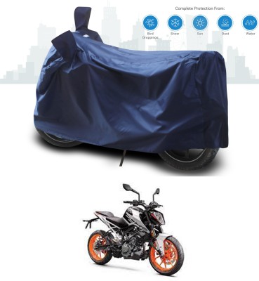 SEBONGO Two Wheeler Cover for KTM(200 Duke, Blue)