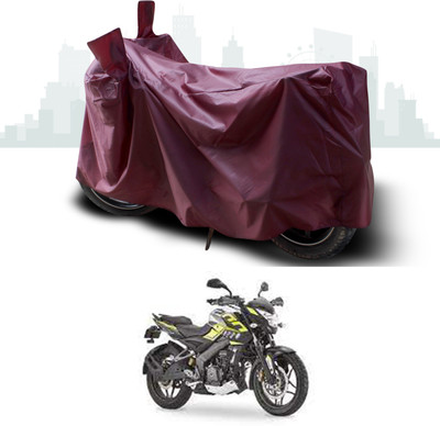 ANTHUB Waterproof Two Wheeler Cover for Bajaj(Pulsar 200 NS DTS-i, Maroon)