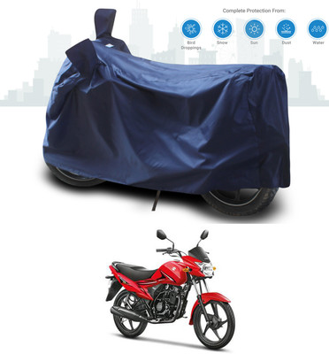 ANTHUB Two Wheeler Cover for Suzuki(Hayate, Blue)