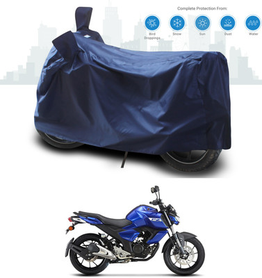 ANTHUB Two Wheeler Cover for Yamaha(FZ S V3.0 FI, Blue)