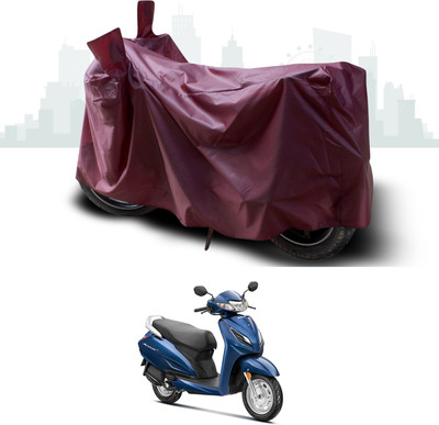 SEBONGO Waterproof Two Wheeler Cover for Honda(Activa, Maroon)
