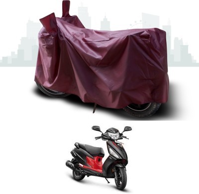 SEBONGO Waterproof Two Wheeler Cover for Hero(Maestro Edge, Maroon)