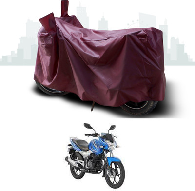 GOSHIV-car and bike accessories Waterproof Two Wheeler Cover for Bajaj(Discover, Maroon)