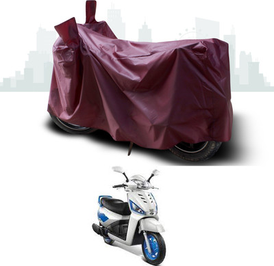 ANTHUB Waterproof Two Wheeler Cover for Mahindra(Gusto 125, Maroon)