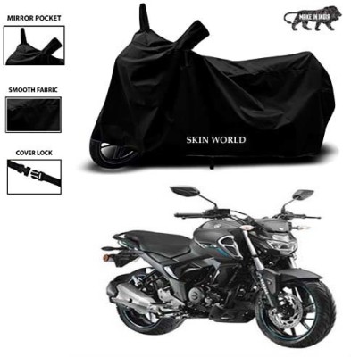 THE REAL ARV Waterproof Two Wheeler Cover for Yamaha(FZS-FI V3 BS6, Black)