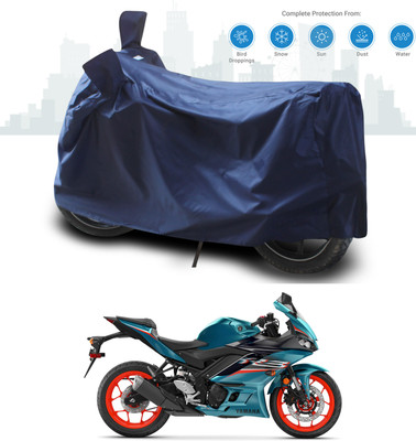 ANTHUB Two Wheeler Cover for Yamaha(YZF-R1, Blue)