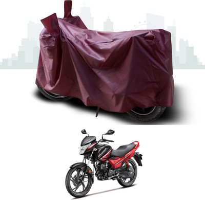 ANTHUB Waterproof Two Wheeler Cover for Hero(Glamour i3s, Maroon)