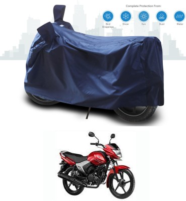 SEBONGO Two Wheeler Cover for Yamaha(Saluto, Blue)