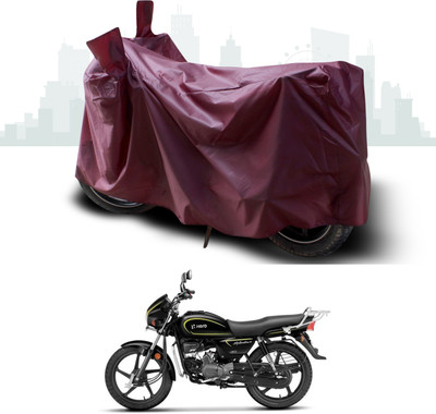 ANTHUB Waterproof Two Wheeler Cover for Hero(Splendor Plus, Maroon)