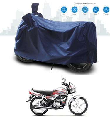 ANTHUB Two Wheeler Cover for Hero(HF Deluxe, Blue)