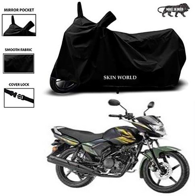 THE REAL ARV Waterproof Two Wheeler Cover for Yamaha(Saluto, Black)
