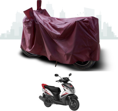 ANTHUB Waterproof Two Wheeler Cover for Yamaha(Ray Z, Maroon)