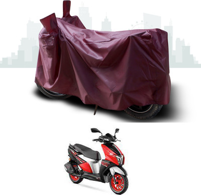 ANTHUB Waterproof Two Wheeler Cover for TVS(Ntorq 125, Maroon)