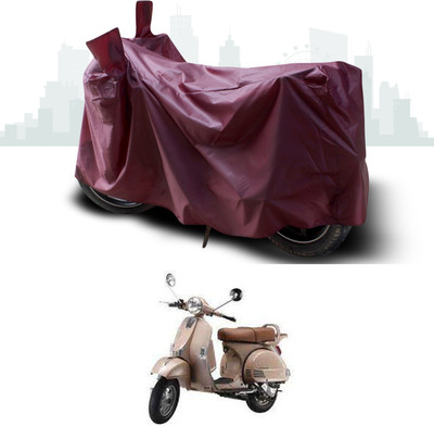 SEBONGO Waterproof Two Wheeler Cover for LML(Star Euro, Maroon)