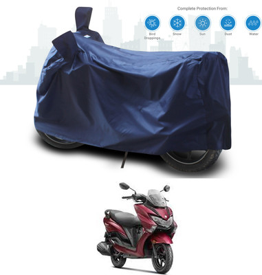 SEBONGO Two Wheeler Cover for Suzuki(Burgman Street, Blue)