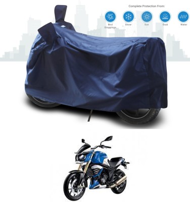 SEBONGO Two Wheeler Cover for Mahindra(MOJO XT 300, Blue)